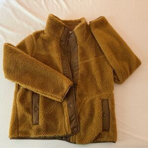 L.L. Bean Women's Sherpa Jacket - Mustard Brown